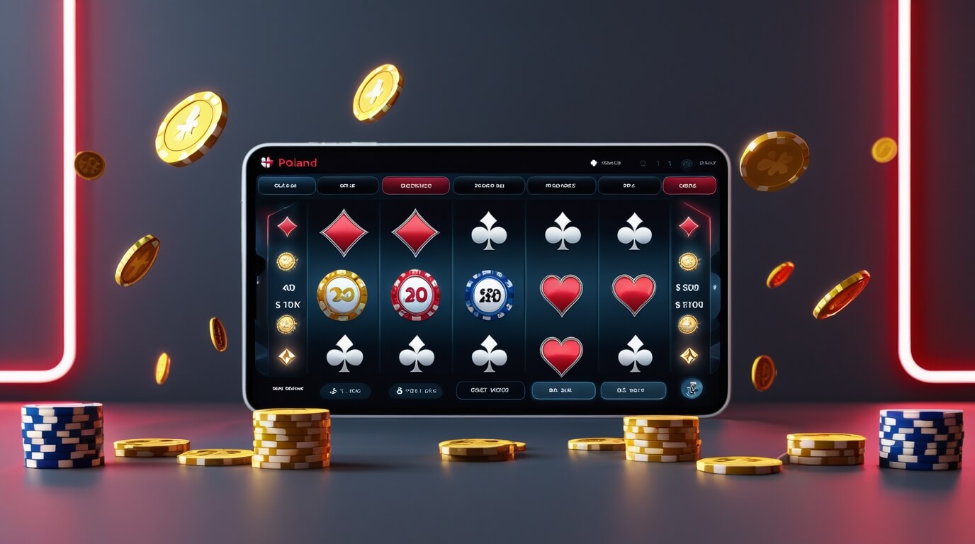 morospin online casino lobby and featured games Poland morospin online casino lobby with Poland themed accents and mobile view